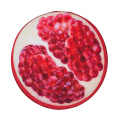 Hot sale 3D  pomegranate digital printed micromink round  seat kids play cushion